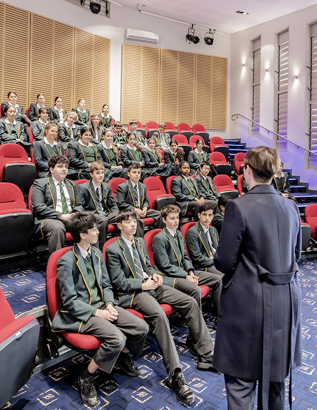 Lecture space at St Patrick's Marist College Dundas