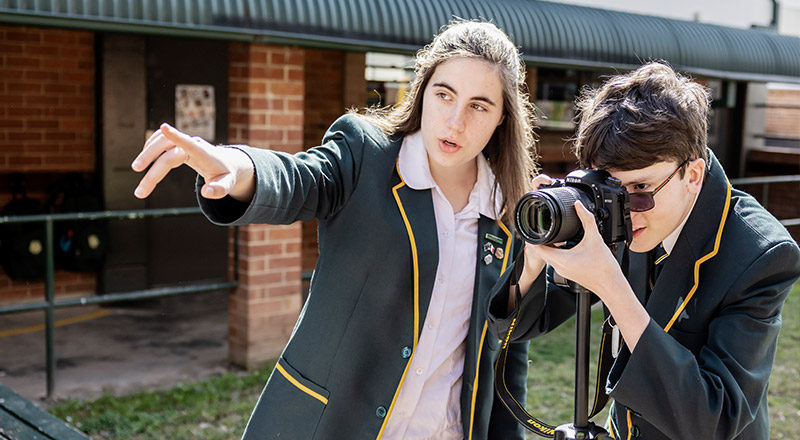 Photography elective at St Patrick's Marist College Dundas