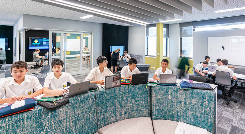 Learning space at St Patrick's Marist College Dundas
