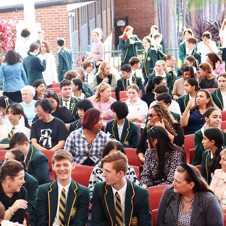 Parents at St Patrick's Marist College Dundas